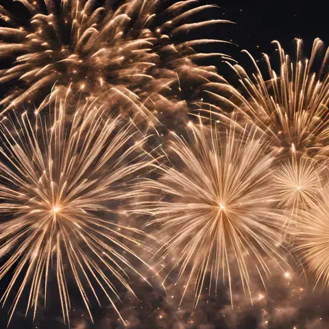 Dîner champêtre, bal et feu d'artifice