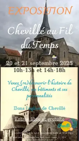 Journées Européennes du Patrimoine : Exposition "Chevillé au fil du temps"