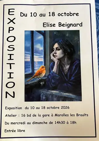 Exposition d'Élise Beignard "L'heure bleue"