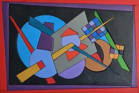 Exposition tableaux en bois par Fabrice Deshayes