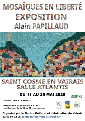 Exposition "Mosaïques en liberté" par Alain Papillaud