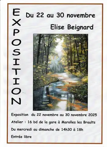 Exposition d'Élise Beignard "Les chemins"