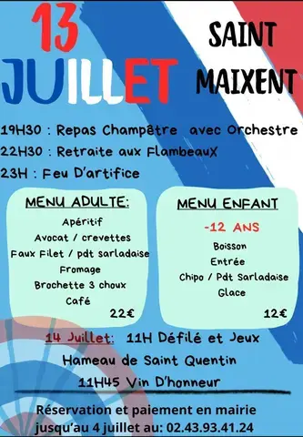Fête Nationale du 14 juillet