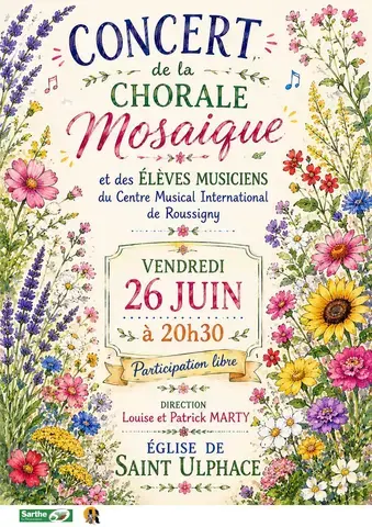 Concert de la chorale mosaique