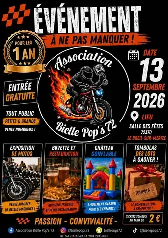Exposition moto Bielle Pop's 72