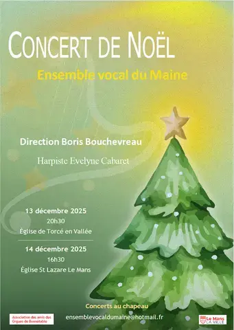 Concert de l'Ensemble vocal du Maine