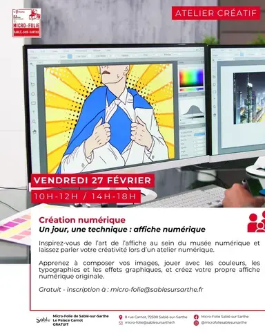 Un jour, une technique : l'affiche numérique