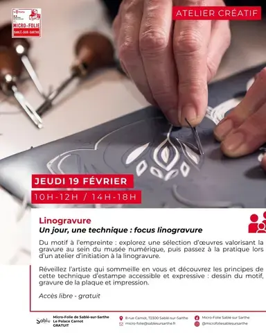 Un Jour, Une Technique : La Linogravure