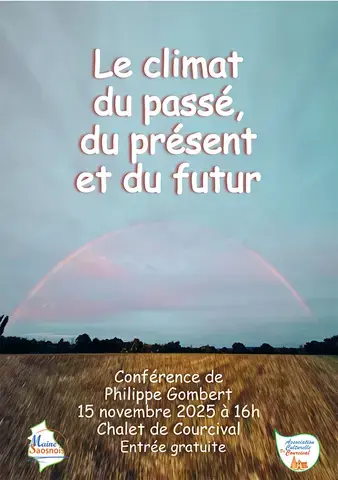 Conférence « Le climat du passé, du présent et du futur » par Philippe Gombert