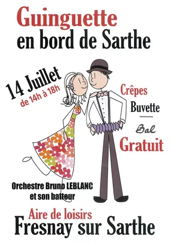 Guinguette en bord de Sarthe