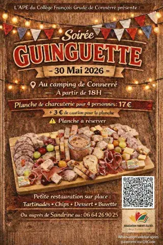 Soirée guinguette à Connerré