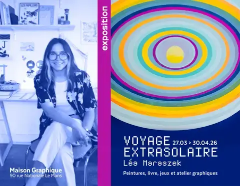 "Voyage extrasolaire" de l'artiste Léa Maraszek