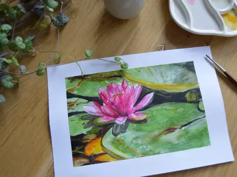 Initiation à l'aquarelle avec Pauline