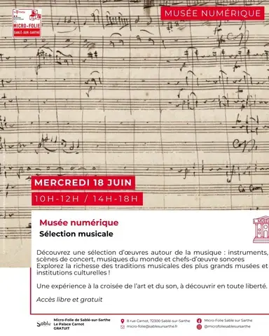 Musée numérique : Sélection musicale