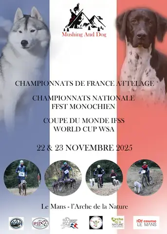 MUSHING AND DOG À L'ARCHE DE LA NATURE