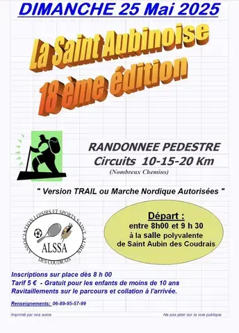 Randonnée La St Aubinoise