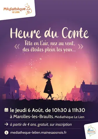 Heure du conte "Tête en l'air, nez au vent, des étoiles plein les yeux..."