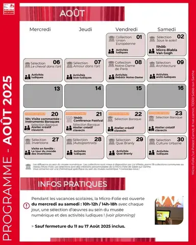 Août à la Micro-Folie !