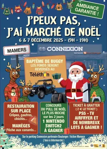 Marché de Noël à Mamers - Magasin Connexion
