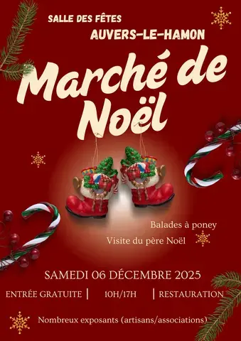 Marché de Noël à Auvers le Hamon