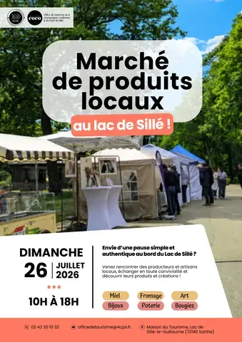 Marché de producteurs & artisans locaux au Lac de Sillé