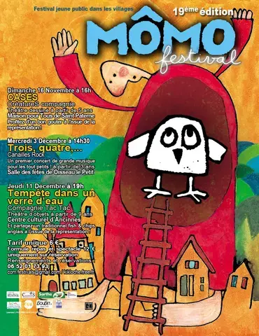 Mômo Festival : théâtre d’objet "Tempête dans un verre d'eau" de la Compagnie Tac Tac