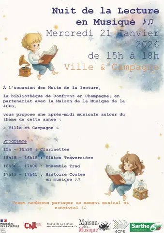 Nuit de la Lecture en musique