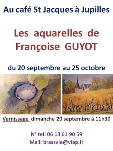 les aquarelles de Françoise Guyot