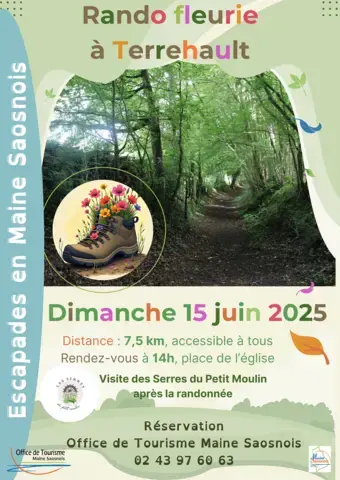 Rando fleurie à Terrehault