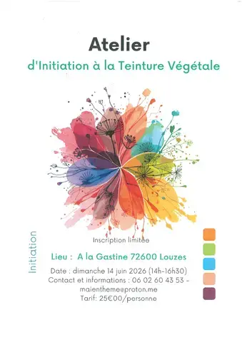 Atelier d'Initiation à la Teinture Végétale
