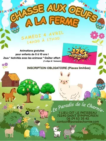 Chasse aux oeufs de pâques