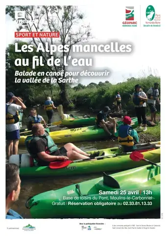 COMPLET - Sortie en canoë "Les Alpes Mancelles au fil de d'eau"