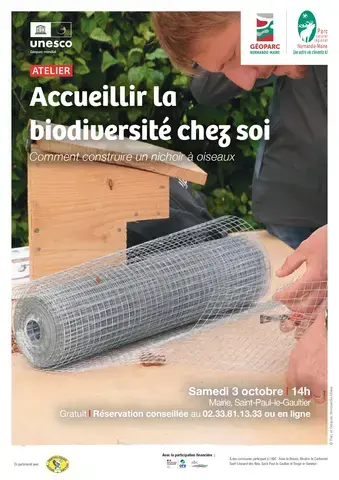 Atelier "Accueillir la biodiversité chez soi" - construction de nichoirs à oiseaux