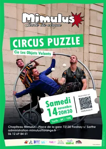 Spectacle "Circus Puzzle" par la Cie Les Objets Volants