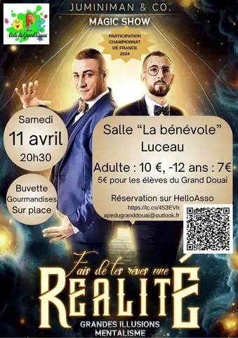 Spectacle de magie Juminiman &Co