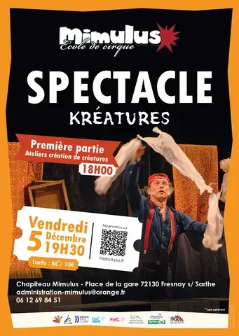Spectacle "Kréatures"
