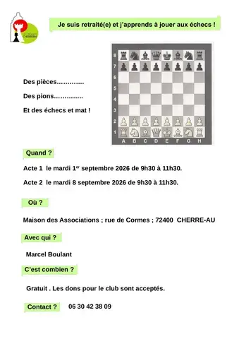 Stage échiquier Cherréen