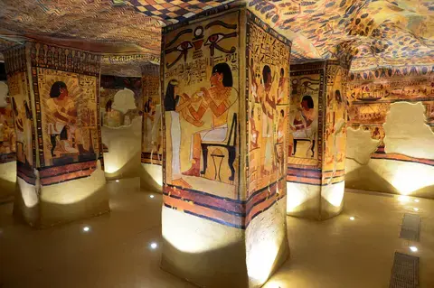 Visite guidée de la galerie égyptienne