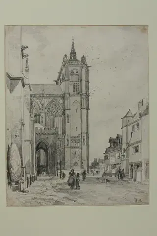 Initiation au dessin : l'architecture selon Albert Maignan