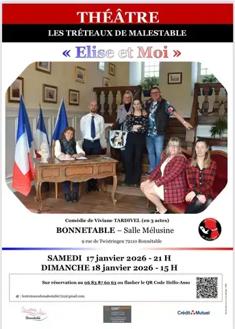 Théâtre "Elise et Moi" par Les Tréteaux de Malestable