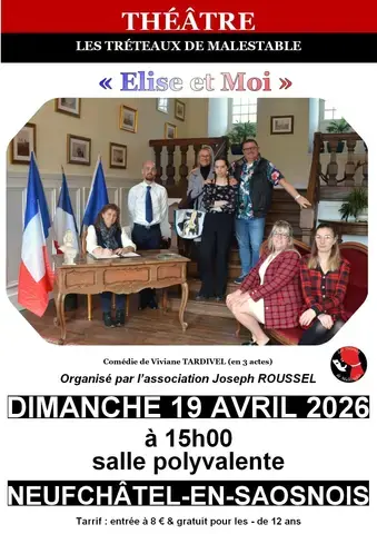 Théâtre "Elise et Moi" par Les Tréteaux de Malestable