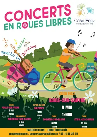 Concert en roues libres