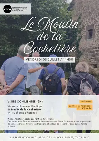 Visite du Moulin de la Cochetière