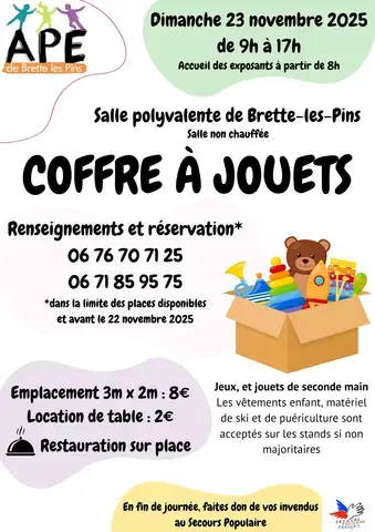 Coffre à jouets de l'APE