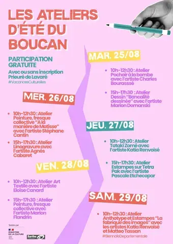 Les ateliers d'été du Boucan