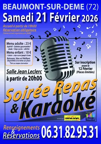 Soirée repas karaoké