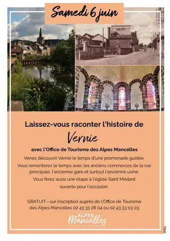 Visite guidée "Laissez-vous raconter l'histoire de Vernie"