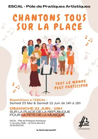 Répétition Fête de la Musique "Chantons sur la place"