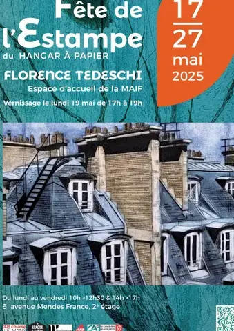 Fête de l'estampe; exposition Florence TEDESCHI