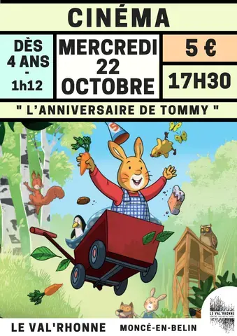 Cinéma "L'anniversaire de Tommy"  par Folimage